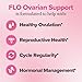 O Positiv FLO Ovarian Health Support - Hormone Balance for Women, Supplement with DIM, Myo & D-Chiro Inositol, Folic Acid - Supports Healthy Ovulation, Cycle Regularity - 30 Servings