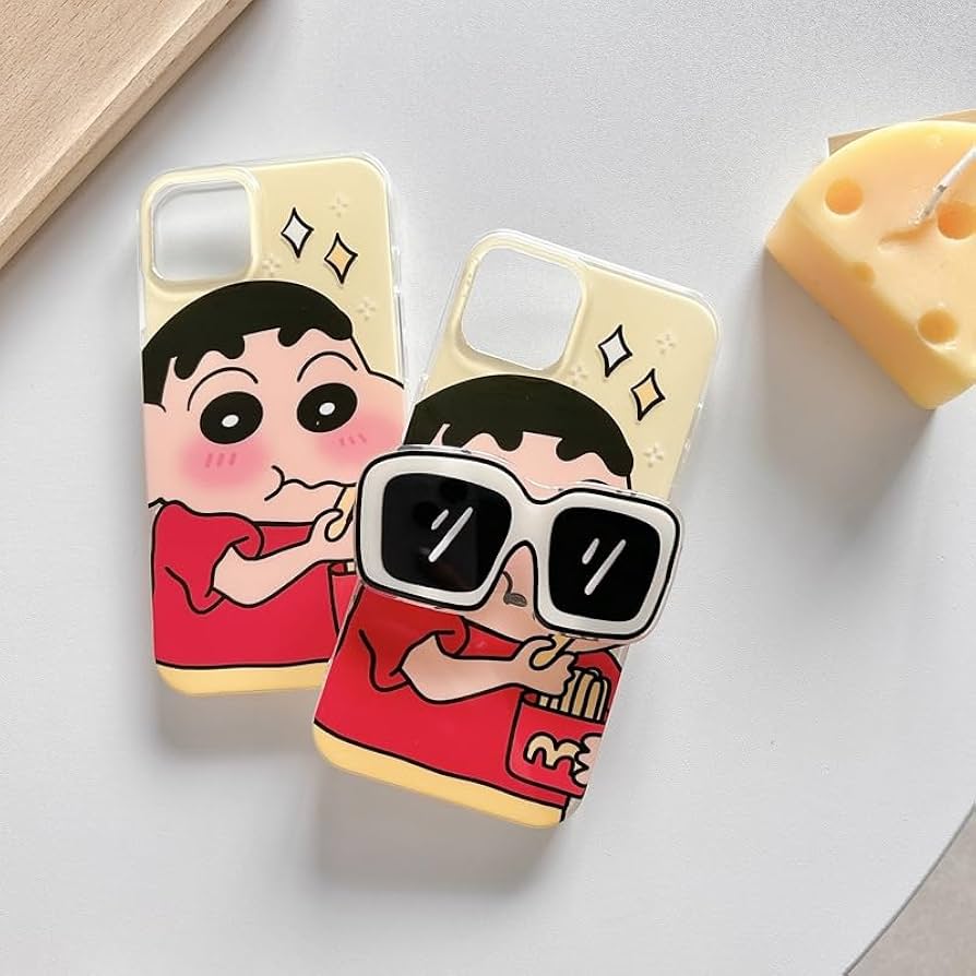Amazon.co.jp: Crayon Shin-chan Smartphone Case, iPhone Case