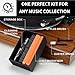 4in1 Vinyl Record Cleaner Kit, Vinyl Records Cleaning Kit for Records Albums, Includes 2in1 Velvet & Microfiber Brush, XL Cleaning Liquid, Duster & Turntable Stylus Brush