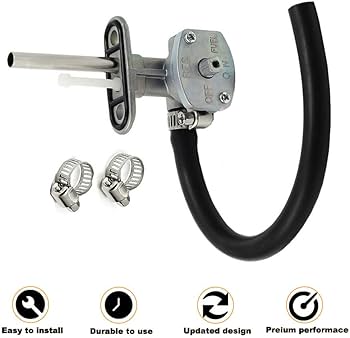 Amazon.com: Earlyred Fuel Petcock Switch Valve with Lever Screw