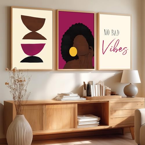 Image of kotart Abstract Paintings Set of 3 Framed Paintings for Wall Decoration - Framed Wall Painting for Living Room Bedroom with Frame - Room Decor /Wall Decor Set of 3 - D (Art 1, 13x17 inch)
