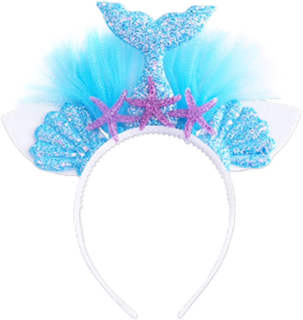 Doctor Unicorn Birthday Girls Mermaid Outfit Set Costume Tutu Skirt Dress, Mermaid Birthday Shirt, Headband & Satin Sash - Image 5