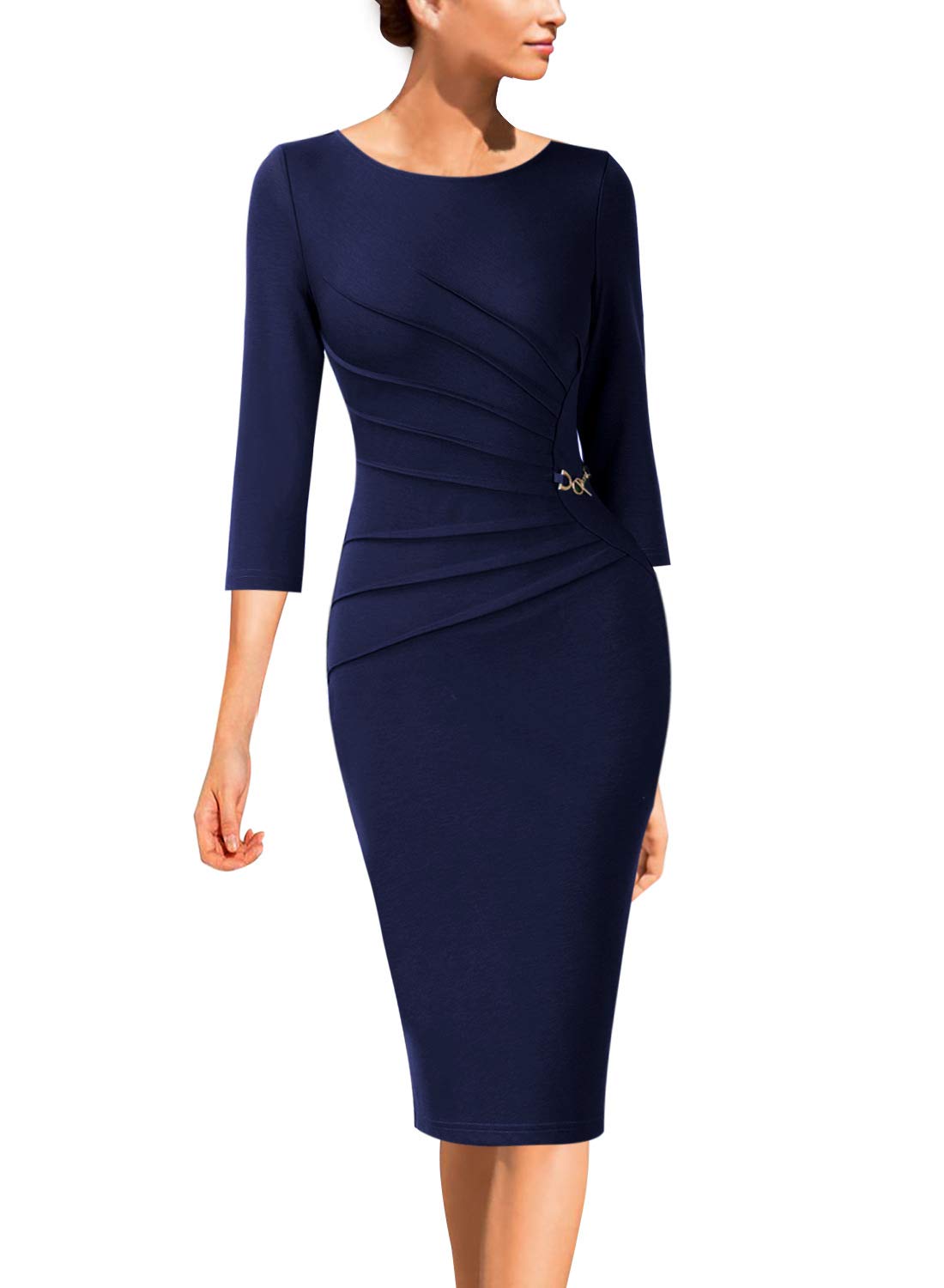 VFSHOWWomens Sexy Elegant Deep V-Neck Party Cocktail Bodycon Dress