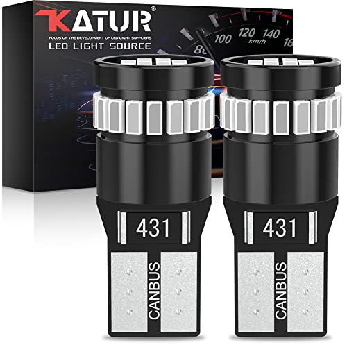 Bombilla LED T10 W5W ultra azul Canbus sin error para luz de mapa de coche