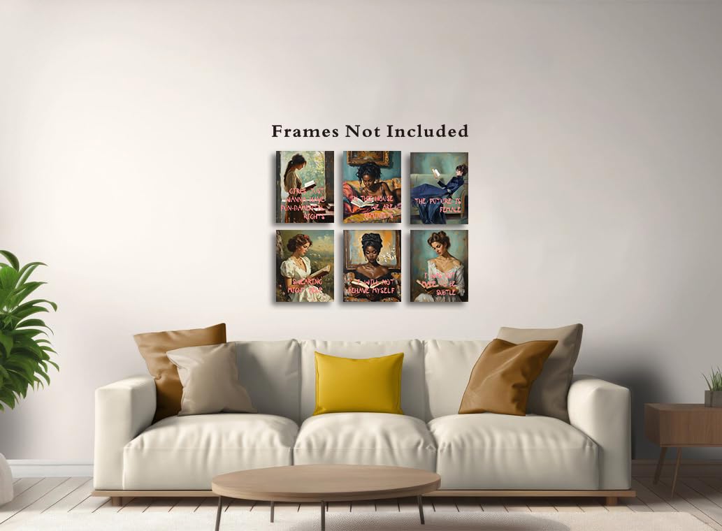 DOPAPRINT Woman In The Arena, Feminist Print, Female Empowerment Feminine Decor Feminist Wall Art Empowered Women Gift Her Strong Women Quote Wall Art Modern - Foto 4