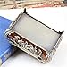 HIONJIN Vintage Fashion Box Russian Zinc-alloy Metal Trinket Box Bronze Enamel Storage Case