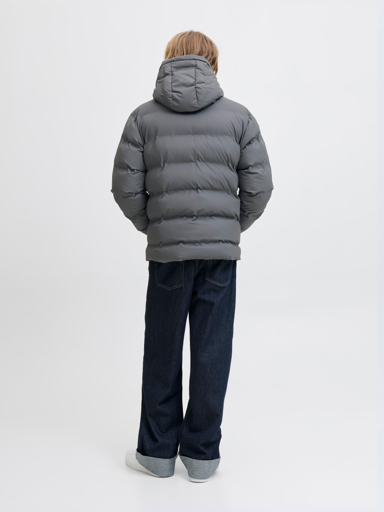 JACK & JONES Jjelements PU Puffer Jjelements Puffer Hombre (Pack de 1)