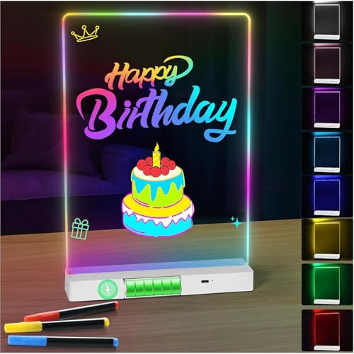 Fournitures de dessin 1200 mAh avec tableau à message acrylique LED - 5