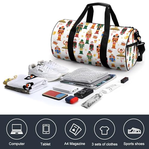 Funny Gym Bag Waterproof Sports Duffel Bag Lightweight Travel Handbag Overnight Weekender Bag4