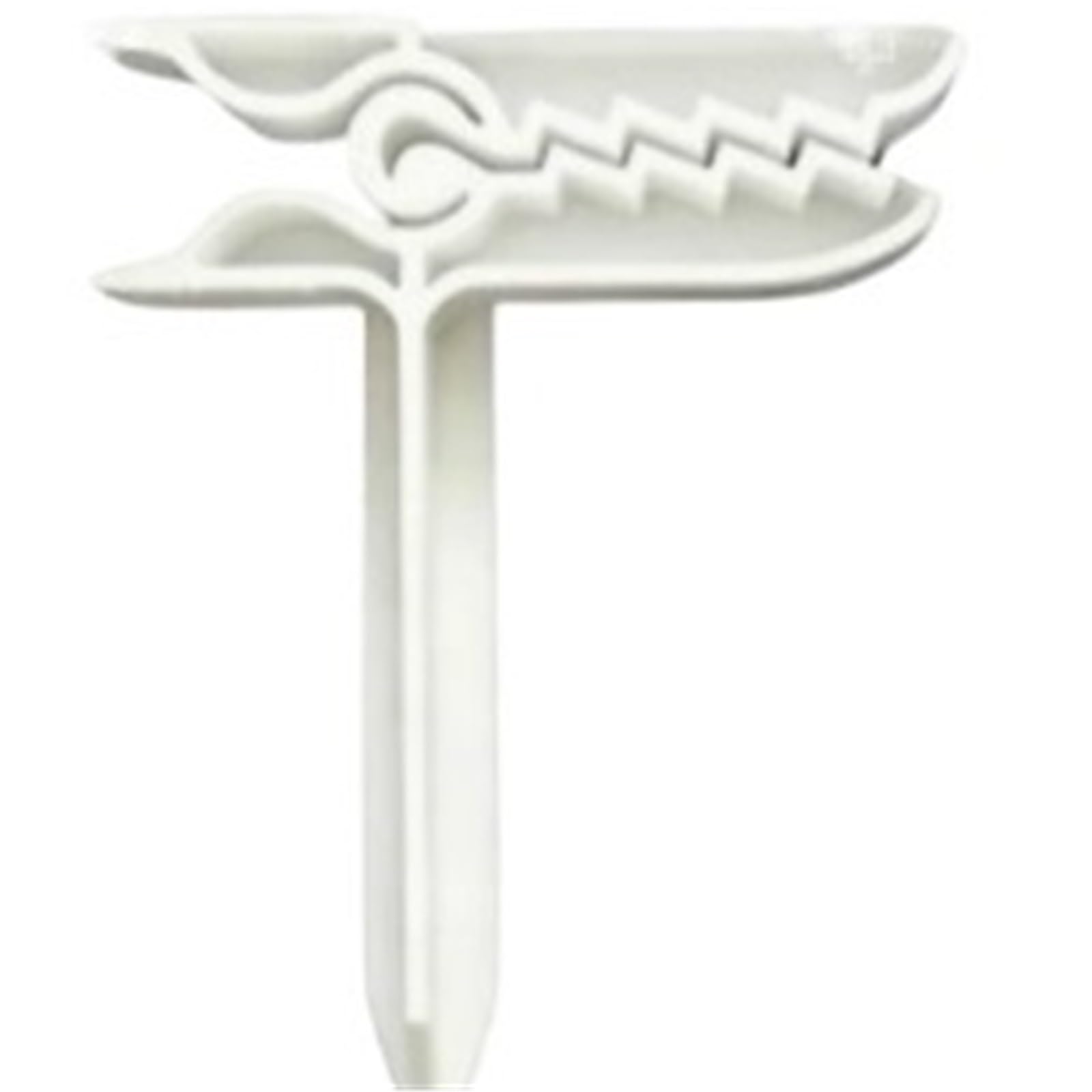 ANQKYO Dinosaur Shape Beach Towel Clips 4pcs Dinosaur Shape Beach Towel Clips, Windproof Sand Secure Holder, Creative Claw Anchor Stakes for Towels(White)