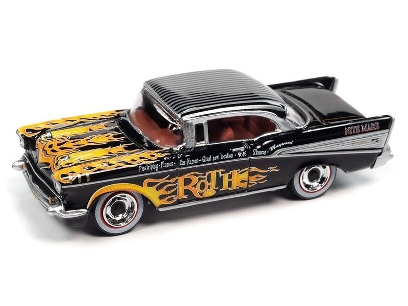 Johnny Lightning Collector Club Car 1957 Chevy Bel Air Ed Roth miniatura 2