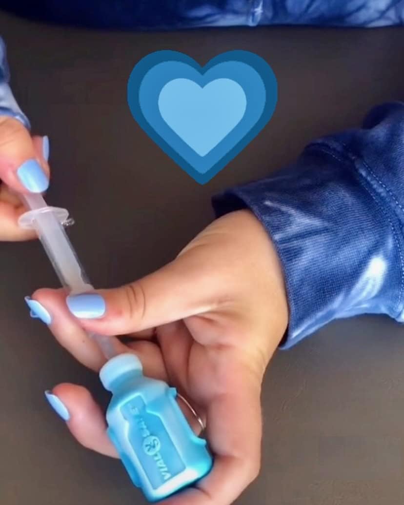 VIAL SAFE Insulin Bottle Protector Case for Diabetes, Never Risk Breaking Your Insulin Vial, Reusable, Flexible Silicone Protective Sleeve, 2-Pack (Short), Tie Dye Light Blue : Health & Household