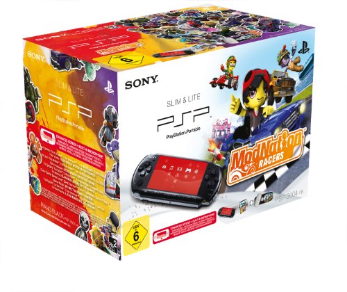  PSP - Konsole Slim&Lite Base Pack Black + ModNation Racers