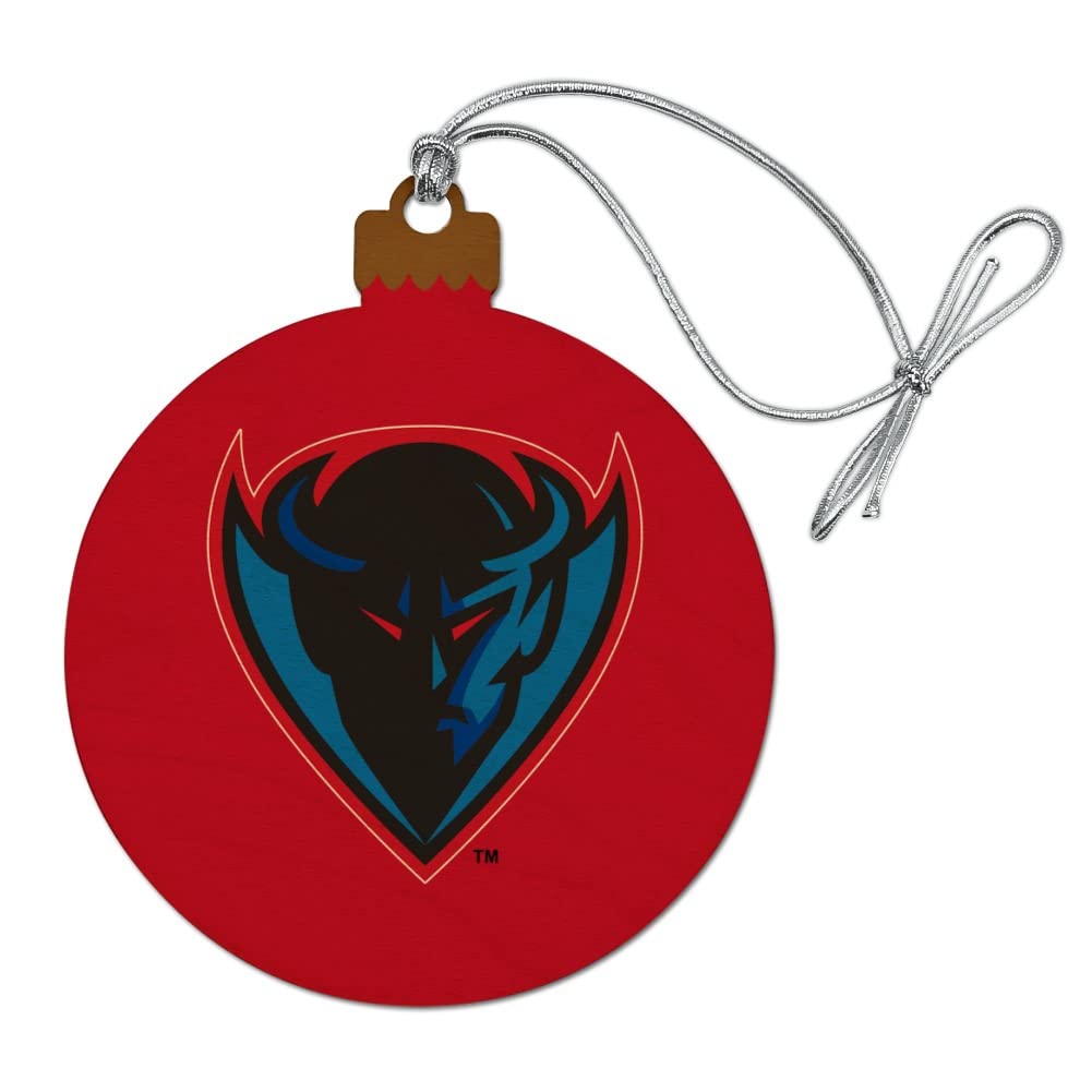 GRAPHICS & MORE DePaul Secondary Logo Wood Christmas Tree Holiday Ornament