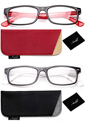 Image of Newbee Fashion-Clear Lense Glasses Men Women Fashion Clear Lens Glasses Frame Non Prescription Rectangular Frame