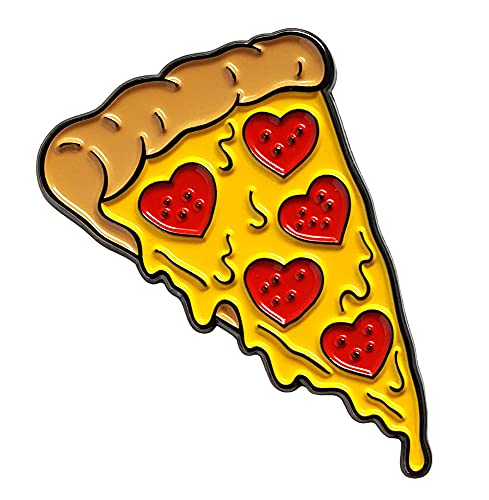 Pinsanity Slice of Pepperoni Lover's Pizza Enamel Lapel Pin