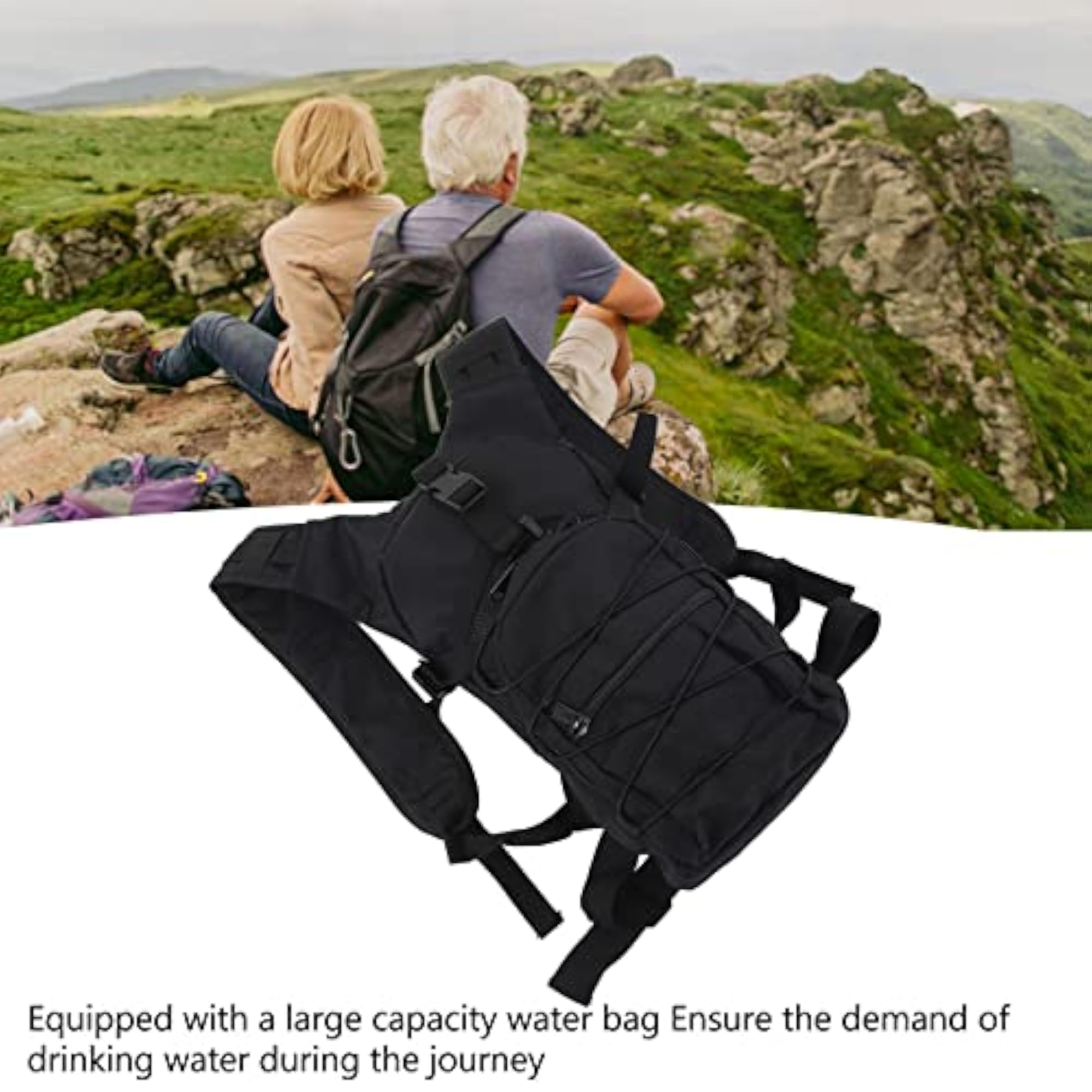 Hydration Backpack, Comfortable Handle Waterproof Water Bag