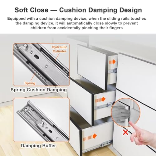 Mejores review On-line Guías telescópicas para cajones pesados los 7 más buscados. 2 Imagen adicional