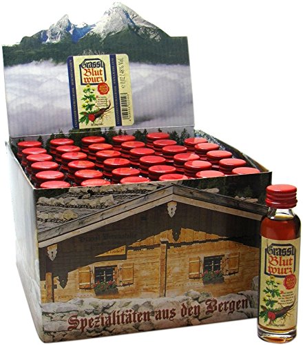 Grassl Blutwurz 36x0,02l Miniaturen - Blutwurz von der Enzianbrennerei Grassl