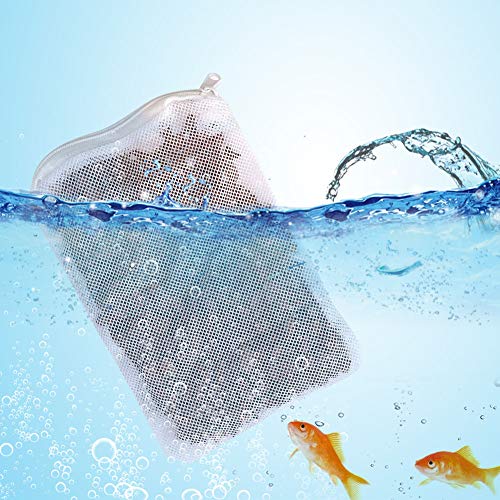 cloudbox Acquario Pietra lavica - Minerale Naturale Acquario Vulcano Roccia Pietra lavica Serbatoio di Pesce Materiale filtrante Batteri Coltivazione Paesaggio con Borsa a Rete - Image 4