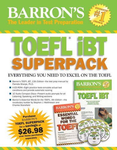 Barron's TOEFL iBT Superpack by Pamela Sharpe