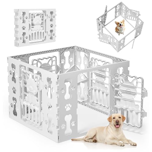 Dog Playpen 4-Panel Portable Fence