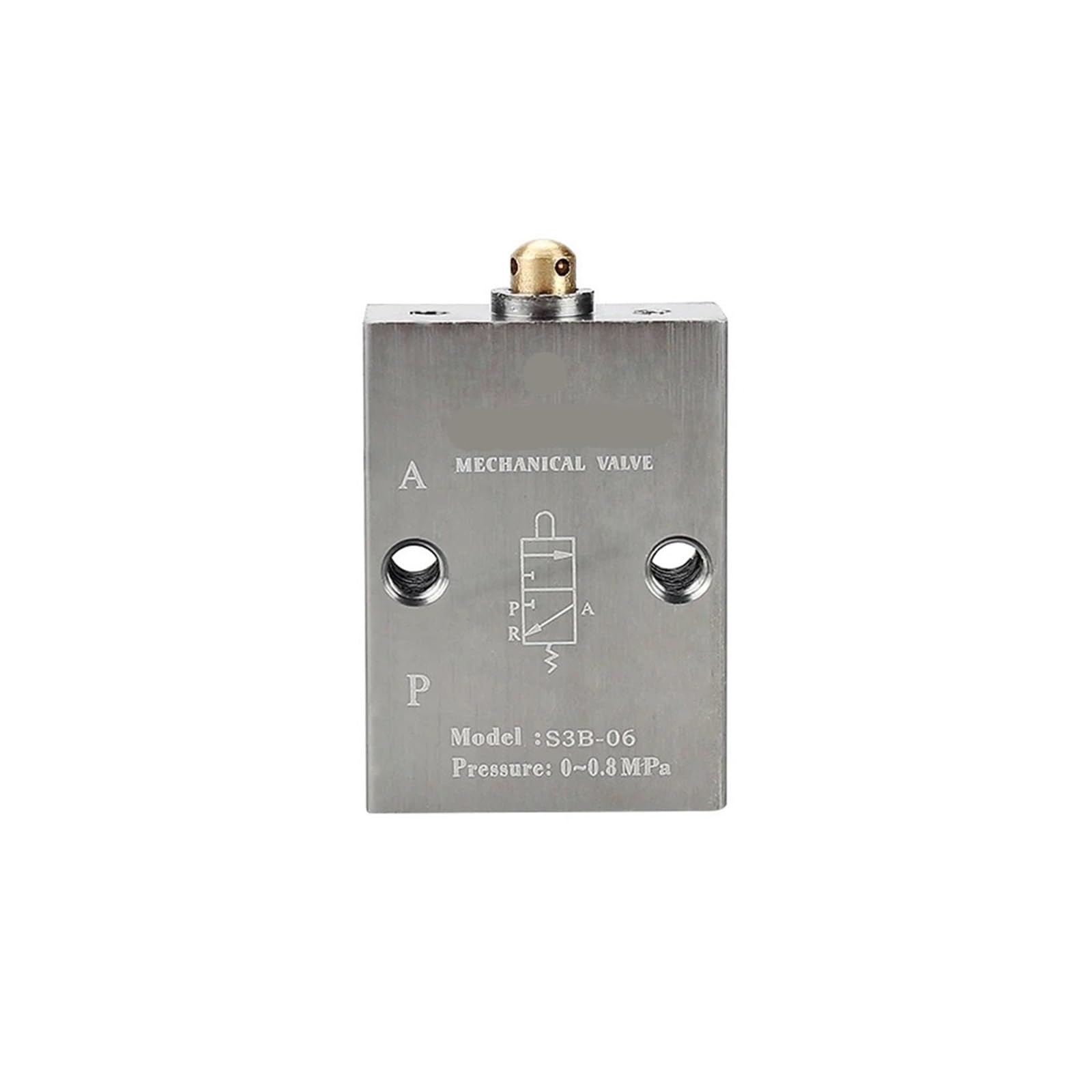 Two-Position Three-Way Mechanical Valve Thimble Pneumatic S3B-08 S3B-06 S3B-M5(S3B-M5)