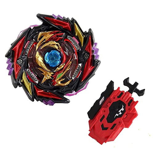 Spinning Tops Burst con lanzador, Metal Combat Burst Turbo Gyro Spinners Novedad Juguetes para niños Regalo (color al azar del lanzador) Cover