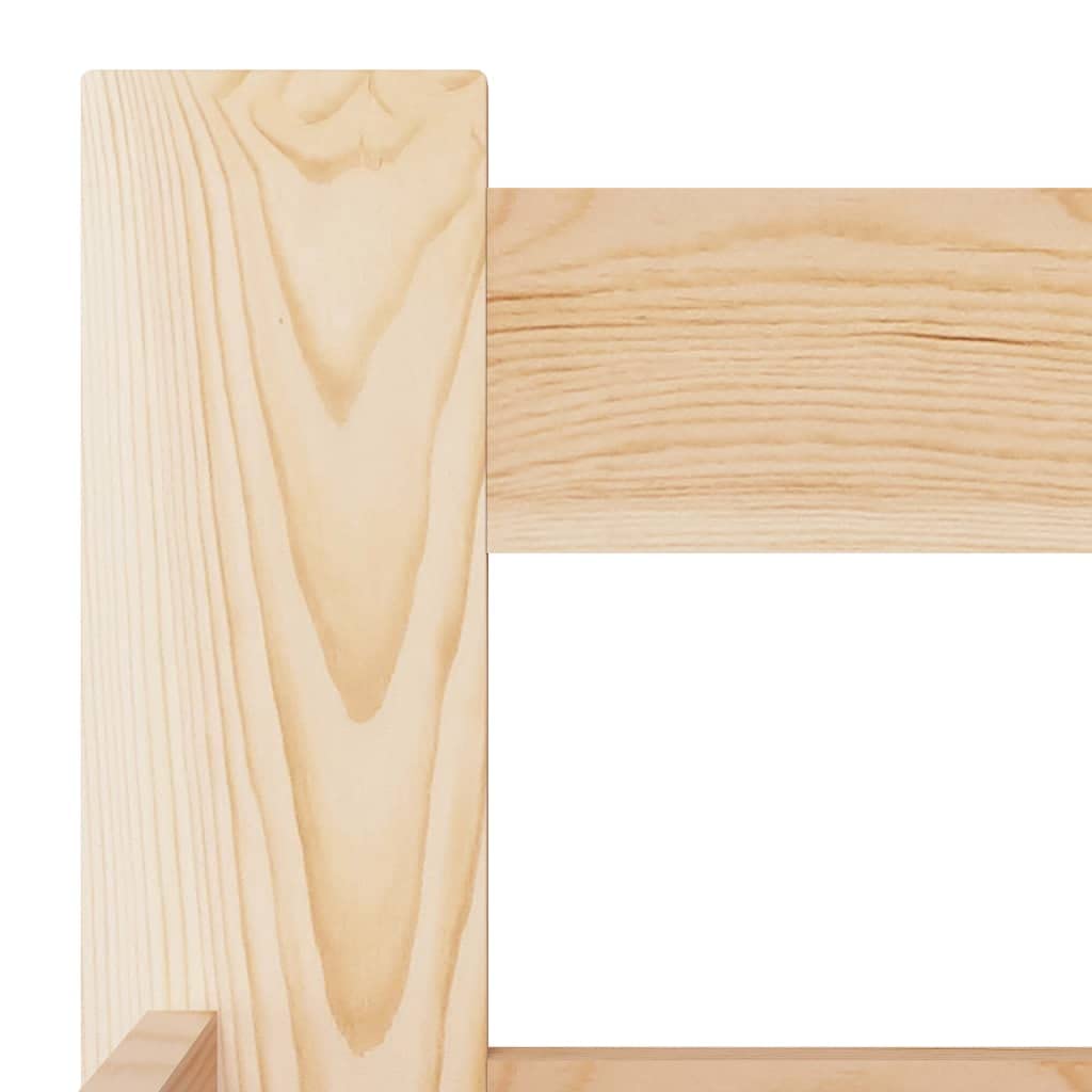 vidaXL Giroletto senza Materasso 160x200 cm in Legno Massello di Pino
