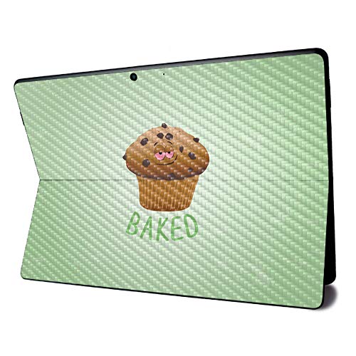 Image of MightySkins Carbon Fiber Skin for Microsoft Surface Pro X - Baked | Textured Carbon Fiber Finish | Easy to Apply, Remove, and Change Styles | Made in The USA