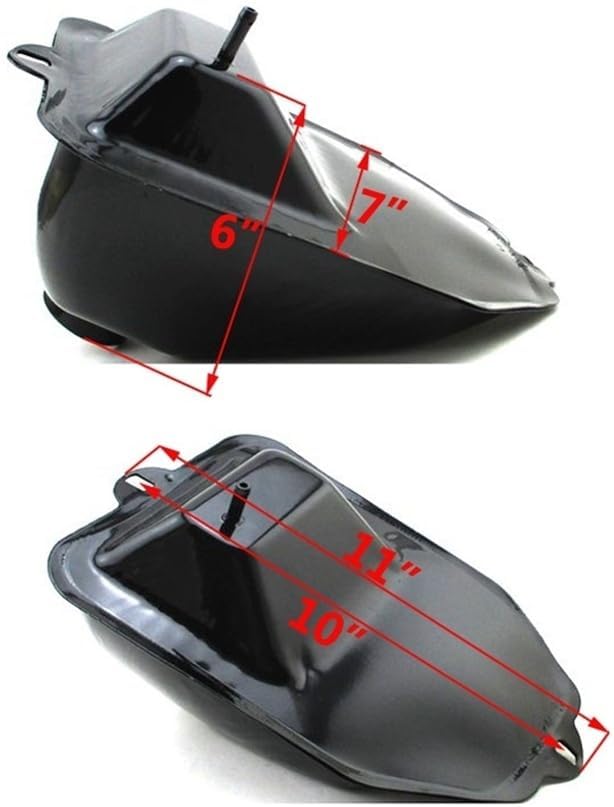 Metal Gas Petrol Fuel Tank For 50cc 70cc 90cc 110cc 125cc Kids Youth ATVs Parts