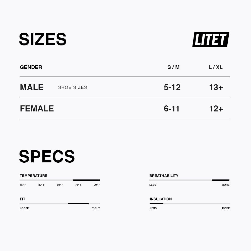LITET Calcetines de ciclismo para hombre y mujer