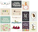 Formato: DIN A6. Nastami - St di cartoline decorative, utilizzabili come biglietti di auguri, 12 pz