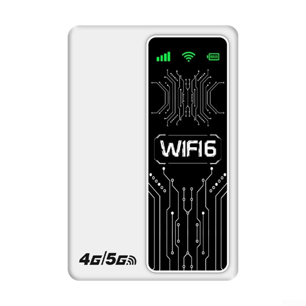 Modem Wireless 4G Compatto 300Mbps Router da Viaggio con Supporto SIM per Casa Ufficio Auto - Hotspot Mobile Veloce 18x8x3cm