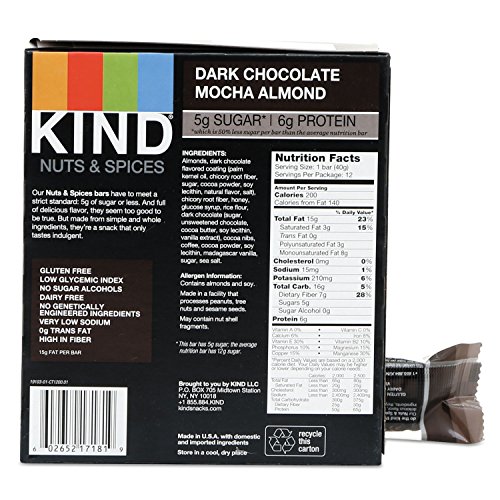 Kind 18554 Bars, Dark Chocolate Mocha Almond thumb #8