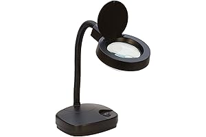 Magnifying Lamp with 5X Lens for Precision Detail Work