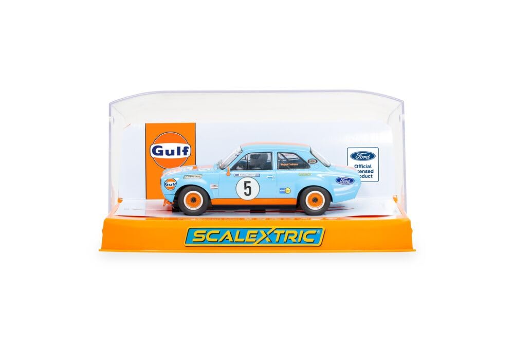 Scalextric Cars, C4530 Ford Escort MK1, Wayne Crabtree Modified Fords 2023, Toy Slot Car for use with Race Tracks - Image 2
