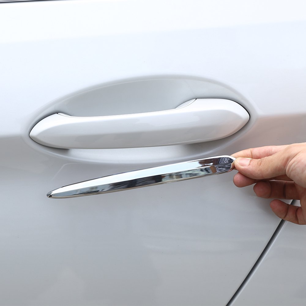 4 x ABS Chrom Türgriffleisten für 5er-Serie G30 530li 2017 2018 Autozubehör
