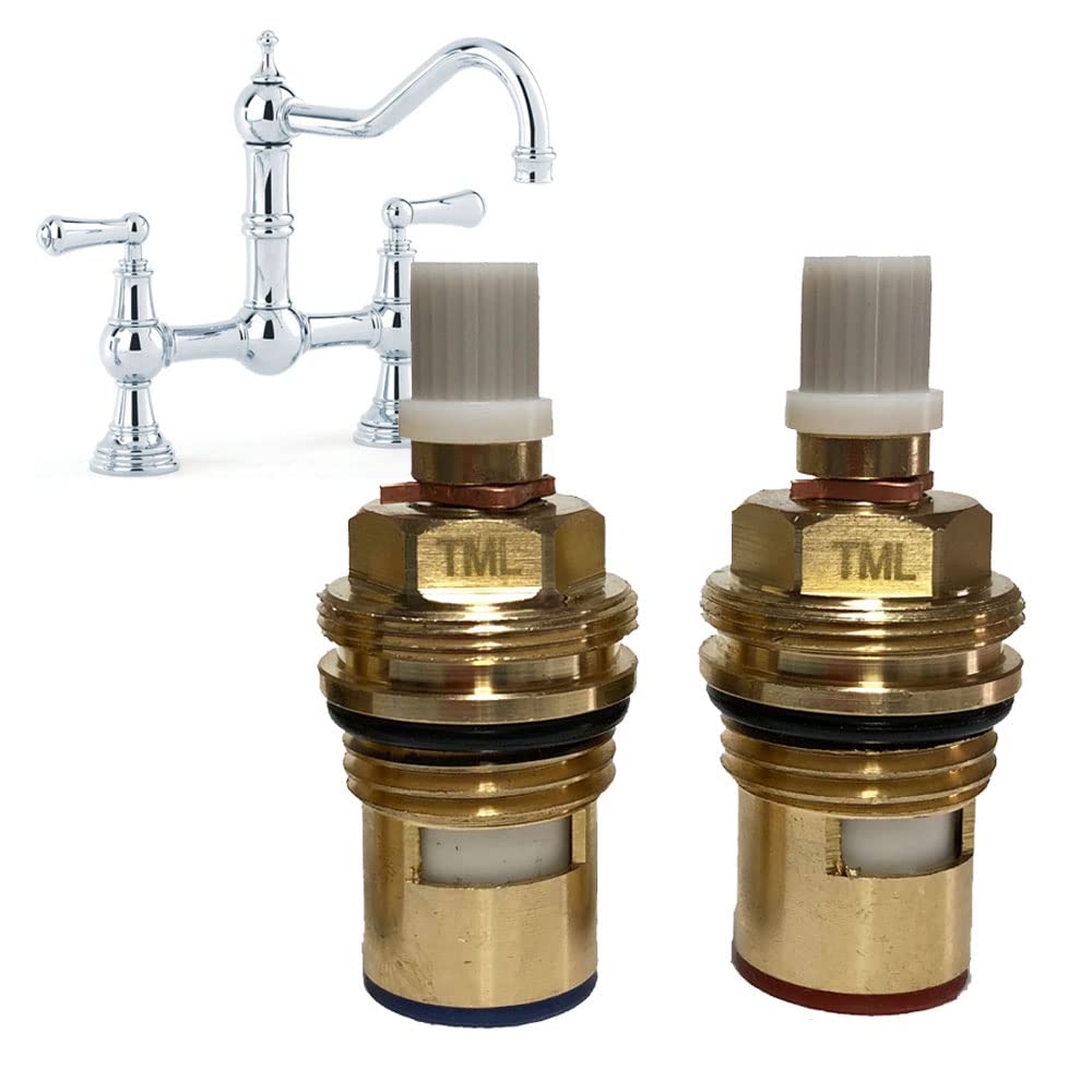 Cartucce di ricambio per rubinetto, compatibili Perrin & Rowe Provence, rubinetto a ponte a leva 9.13145 | 9.13146 | FR9145 | FR9146