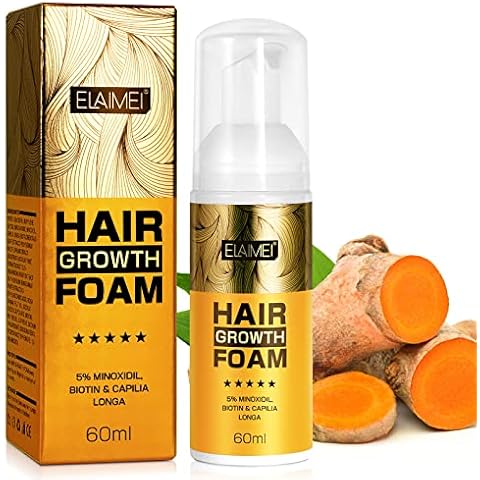 Hair Growth Foam for Women Men,With Biotin& Capilia Longa,Hair Regrowth Treatment for Stronger, Thicker Longer Hair That Stop Hair Thinning Cover