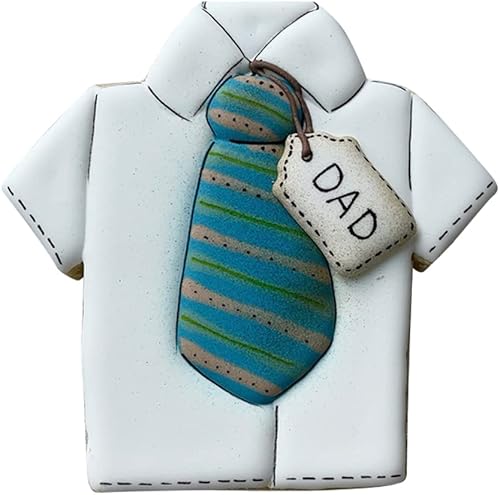 Miniatura 2 de LILIAO Camiseta de papá  camiseta deportiva para galletas, 3.7 pulgadas, acero inoxidable