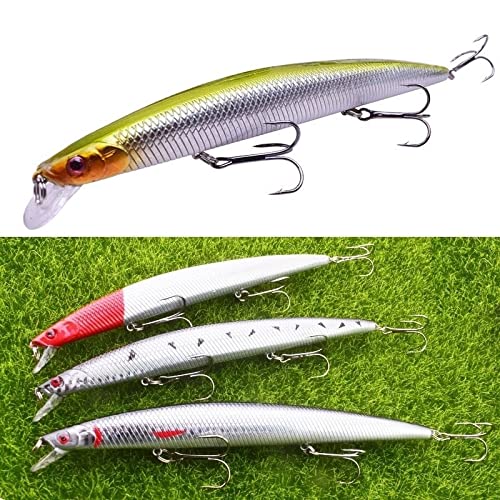 10 sztuk/zestaw Bass duże woblery Fishing Lure Minnow mieszany model sztuczna twarda przynęta 18cm 24g pływająca woda morska wobler do trollingu