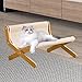 Bothyi Cat Lounge Chair, Cat Hammock Bed, Resting Large Scratching Chair Cats Raised Bed Pet Cot for Puppy Rabbit Dogs Small Animal, Sisal