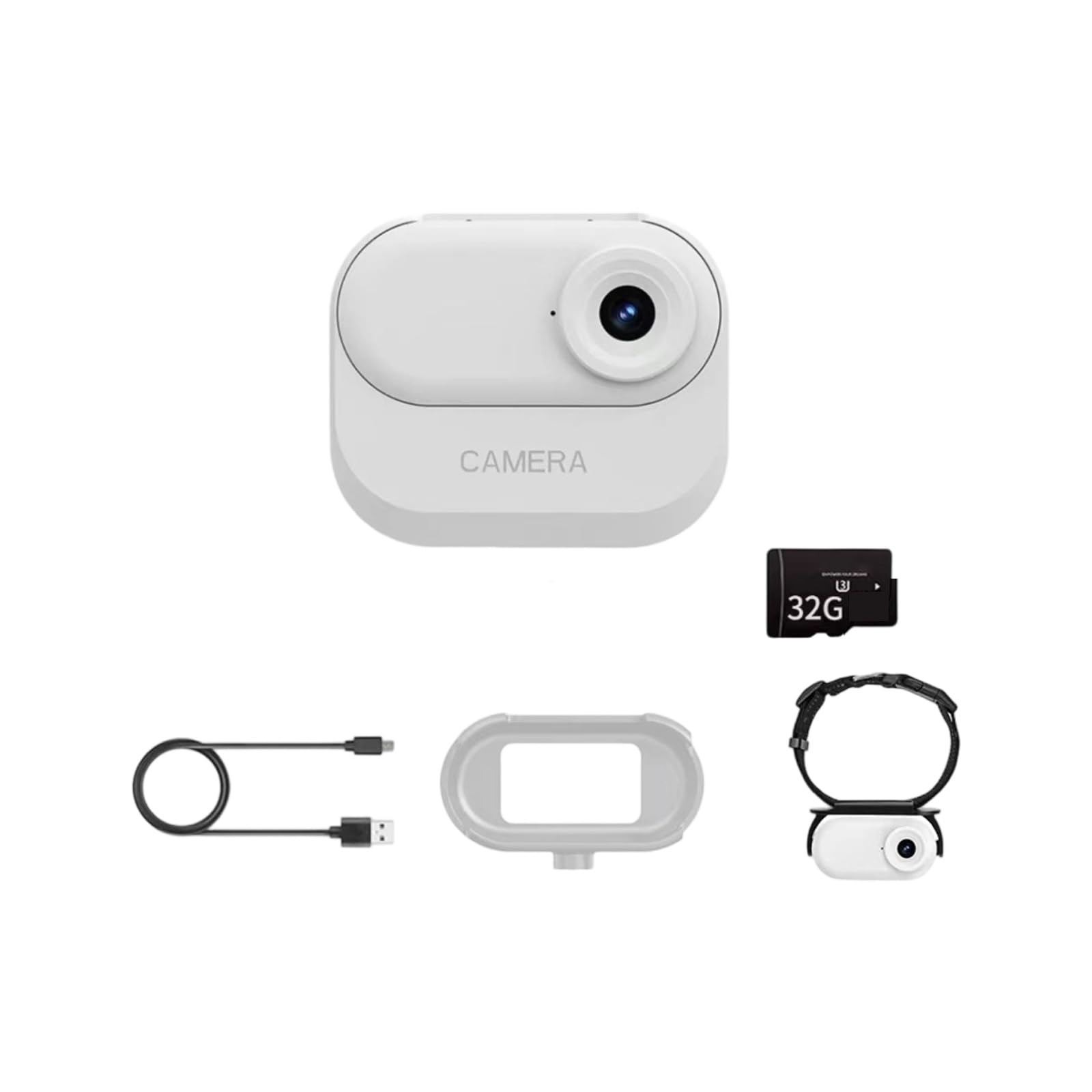 Wearable Tiny Camera 1080P Full 720P Video Seize for Animals and Outdoor Tasks Attractive Charging Structure with 128GB Memory Card Charging Thumb Camera