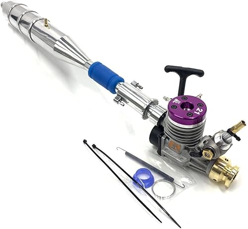 RC BarcoNave Marine Nitro 21 Glass MotorMotor con silenciador trasero Set para TFL Racing Control remoto barco juguetes