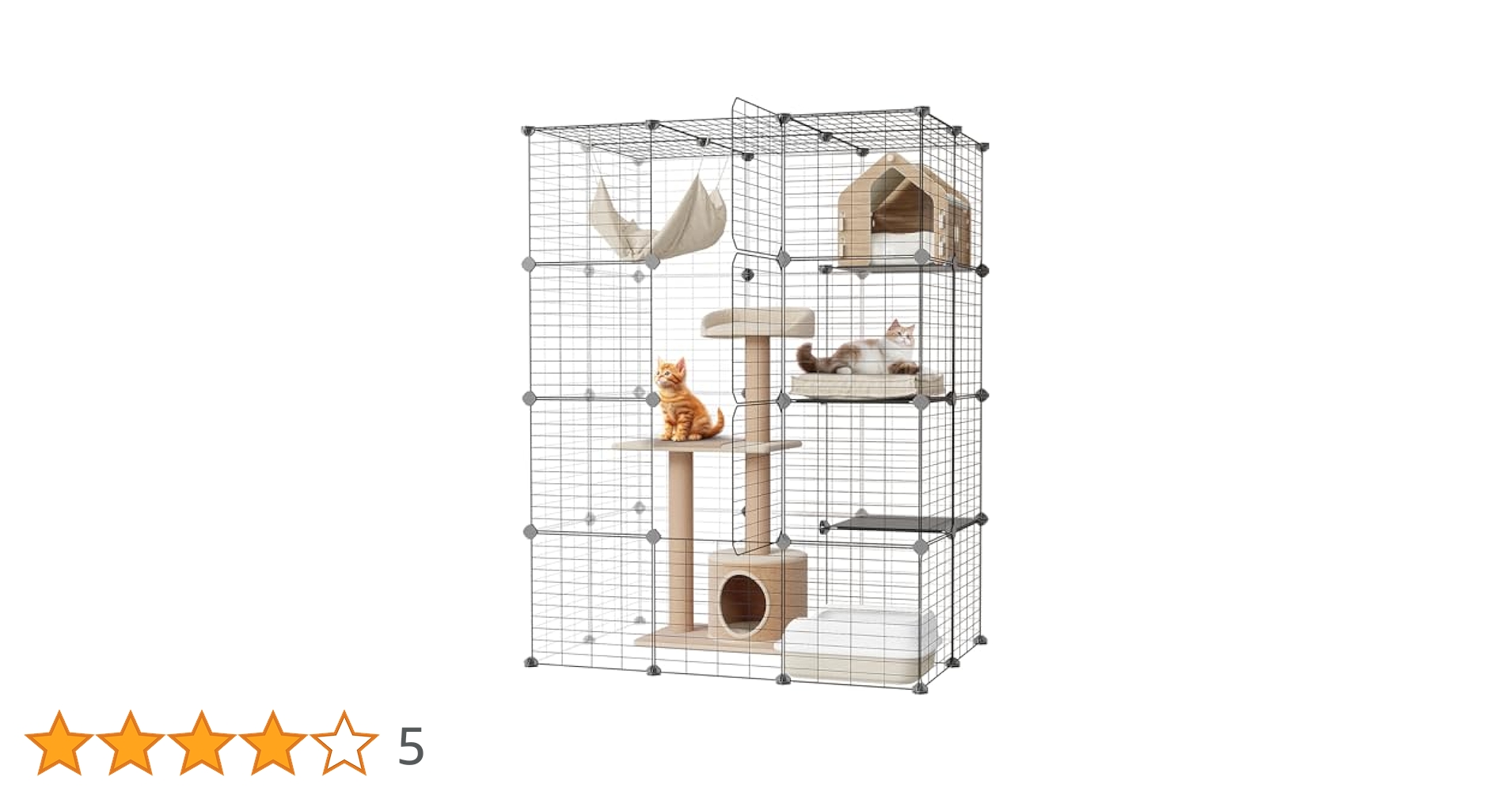 Amazon.co.jp: Topzoo 猫 ケージ 大型 3段 多頭飼い キャット