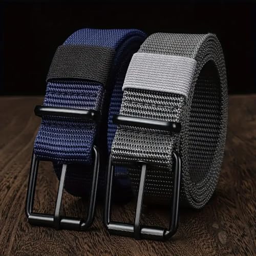 Durable Nylon Belts – Comfortable Fit for Men and Women, 120x3.8cm Size with Reliable Prong Buckle Design4