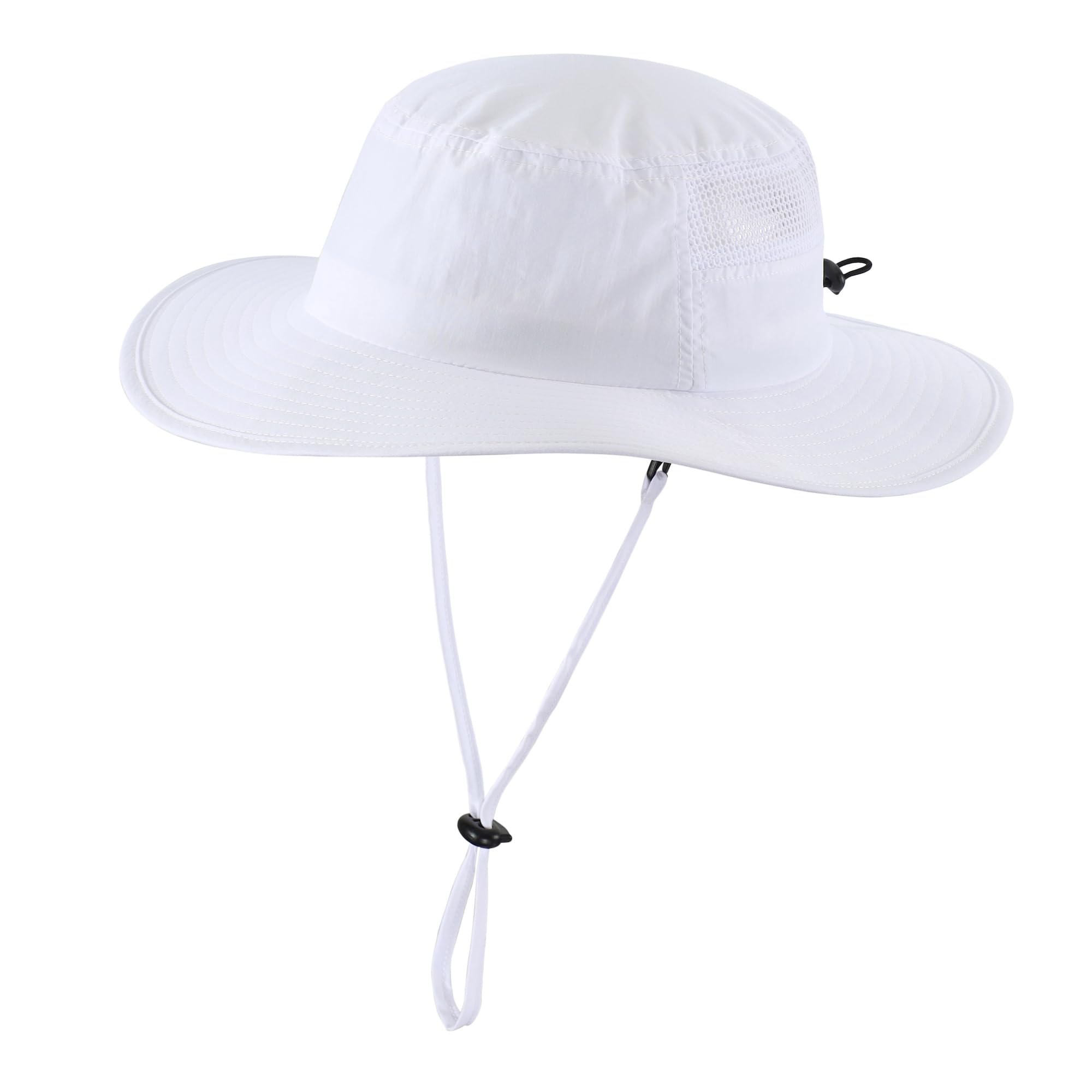 Home PreferUPF50+ Mens Sun Hat Wide Brim Fishing Hat Womens UV Protection Hat Breathable Mesh Bucket Safari Gardening Hat