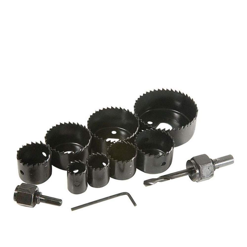 SAK Cutters- 11 Piece Hole Saw Kit, 19-64mm Metal Alloys Wood Hole Saw Cutting Set (Multicolour) (B09PNDV21X) Amazon Price History, Amazon Price Tracker