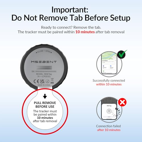 MSEBENT Tracker Tag (2-Pack) – Apple Find My — view 2